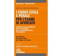 I codici civile e penale. Per l'esame di avvocato