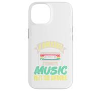 I Collect Music What's Your Superpower? Regalo divertente retrò Custodia per iPhone 14