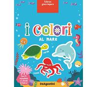 I colori al mare. Feltrini gioco imparo. Ediz. a colori. Con 25 animaletti. Con 5 sfondi in feltro