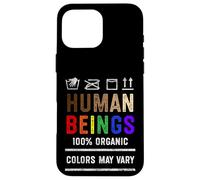 I colori degli esseri umani possono variare le vite nere Materia BLM Pride Custodia per iPhone 16 Pro Max