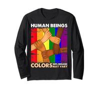 I colori degli esseri umani possono variare Maglia a Manica