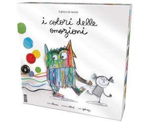 I COLORI DELLE EMOZIONI il gioco da tavolo del libro DEVIR educativo PER FAMIGLI