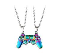 ï¼Colourfulï¼Couple Magnetic Game Controller Gamepad Necklace Pendant Chain Lover Gift stcyv_Lucky_B
