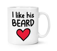I Come Suo di Lui Barba Cuore Rosso 284ml Tazza Valentines Giorno Moglie Ragazza