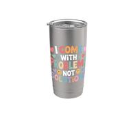 I Come With Problems Not Solutions Scherzi caotici - Bicchiere termico in acciaio inox doppia parete