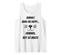 I Coniglietti Mi Rendono Felice... Umani, Non Tanto! Canotta