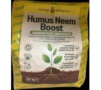 I Consigli dell’Esperto - Humus Neem Boost, Ammendante Biologico con Neem e Humus di Lombrico, Protettivo Naturale e Fertilizzante per Orto, Vasi, Frutteto - 1,5 kg