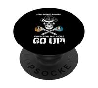 I Could Shoot Pool Better But Funny Biliardo biliardo Sport PopSockets PopGrip Adesivo