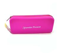 I COUNT CALCOLATRICI Astuccio portapenne in morbido silicone Vernice Fresca (astuccio rettancolare 20x8x4,5cm, rosa)