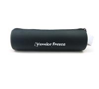 I COUNT CALCOLATRICI Astuccio portapenne in morbido silicone Vernice Fresca (tombolino tondo 20x6cm, nero)