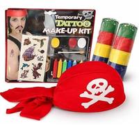 I COUNT CALCOLATRICI Kit Costumi Carnevale (Kit Pirata Rosso Base)