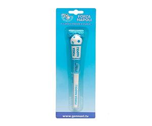 I COUNT CALCOLATRICI Penna a sfera con pallone in testa e laccio Forza Napoli Gennar