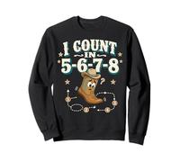 I Count in 5-6-7-8 Line Dance Country Felpa