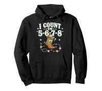 I Count in 5-6-7-8 Line Dance Country Felpa con Cappuccio