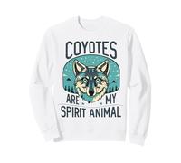 I Coyote Sono Il Mio Spirito Animale Natura Coyote Amanti della Fauna Selvatica Felpa