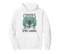 I Coyote Sono Il Mio Spirito Animale Natura Coyote Amanti della Fauna Selvatica Felpa con Cappuccio