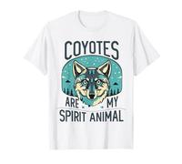 I Coyote Sono Il Mio Spirito Animale Natura Coyote Amanti della Fauna Selvatica Maglietta