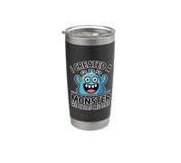 I Created A Monster He Calls Me Dad Bicchiere termico in acciaio inox doppia parete