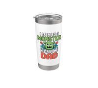 I Created A Monster He Calls Me Dad Bicchiere termico in acciaio inox doppia parete