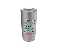I Created A Monster He Calls Me Dad Bicchiere termico in acciaio inox doppia parete