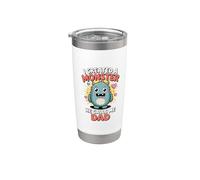 I Created A Monster He Calls Me Dad Bicchiere termico in acciaio inox doppia parete
