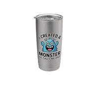 I Created A Monster He Calls Me Dad Bicchiere termico in acciaio inox doppia parete