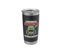I Created A Monster He Calls Me Dad Bicchiere termico in acciaio inox doppia parete