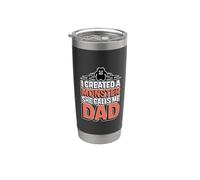 I Created A Monster She Calls Me Dad Bicchiere termico in acciaio inox doppia parete