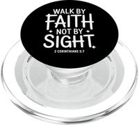 I cristiani camminano per fede non per vista 2 Corinzi 5:7 PopSockets PopGrip per MagSafe