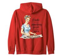 I Cuoco perché Prendere a Pugni Le Persone è disapprovato Felpa con Cappuccio