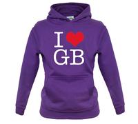 I Cuore GB - Bambini Felpa/Maglione - Band Tour Barlow Musica Gary Concerto Tt