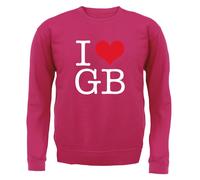 I Cuore GB - Bambini Felpa/Maglione - Band Tour Barlow Musica Gary Concerto Tt