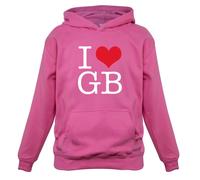 I Cuore GB - Bambini Felpa/Maglione - Band Tour Barlow Musica Gary Concerto Tt