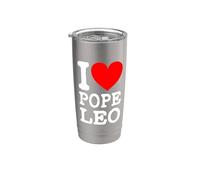 I Cuore Papa Leone Bicchiere termico in acciaio inox doppia parete