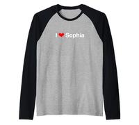 I Cuore Sophia Maglia con Maniche Raglan