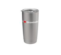 I Cuore Stravinskij Bicchiere termico in acciaio inox doppia parete