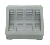 I cuscinetti di protezione per pavimenti in TPR per gambe e ruote di mobili forniscono prestazioni antiscivolo affidabili su diversi tipi, tra cui legno duro (grigio)