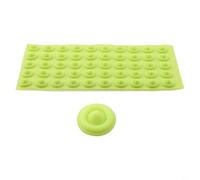 I cuscinetti in silicone per la trazione dello snowboard supportano un posizionamento affidabile del piede durante il trasporto o il trasporto della tavola (verde)