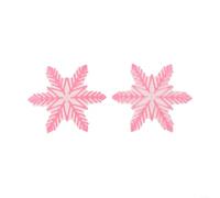 I cuscinetti per snowboard offrono una tecnologia a punta direzionale per bloccarsi nelle suole degli stivali in condizioni variabili di neve e ghiaccio (rosa)