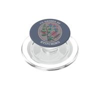 I d Rather Be Stitching - I Love punto croce PopSockets PopGrip per MagSafe