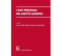 Libri Dati Personali Nel Diritto Europeo (I)