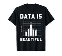 I Dati Sono Un Bellissimo Umorismo del Grafico delle statistiche dell'ingegn Maglietta