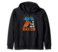 I Dati umoristici dello Scienziato dei Dati Sono Le Nuove statistiche sul Bacon Felpa con Cappuccio