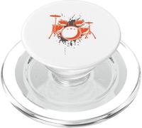I Destroy Silence - Batteria Musicista Music Band Rock N Roll PopSockets PopGrip per MagSafe