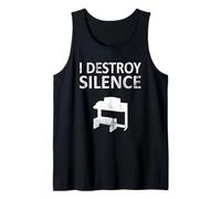 I Destroy Silence - Musica divertente per suonatori di organi Canotta
