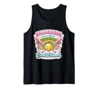 I Diamanti Sono la Migliore Amica delle Donne, Softball, Baseball, Divertimento Canotta