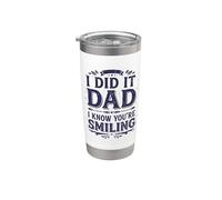 I Did It Dad I Know You’re Smiling Memorial Remembrance II Bicchiere termico in acciaio inox doppia parete
