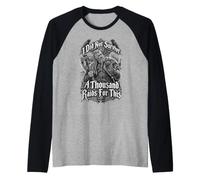 I Did Not Survive Regalo Sarcastico della Mitologia norrena Maglia con Maniche Raglan