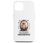 I Did The Math La risposta è divertente Hedgehog Custodia per iPhone 13