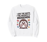 I Did The Math La Risposta è Divertente Hedgehog Felpa